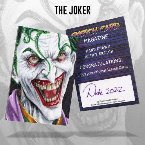 The Joker Sketch Card by Duke