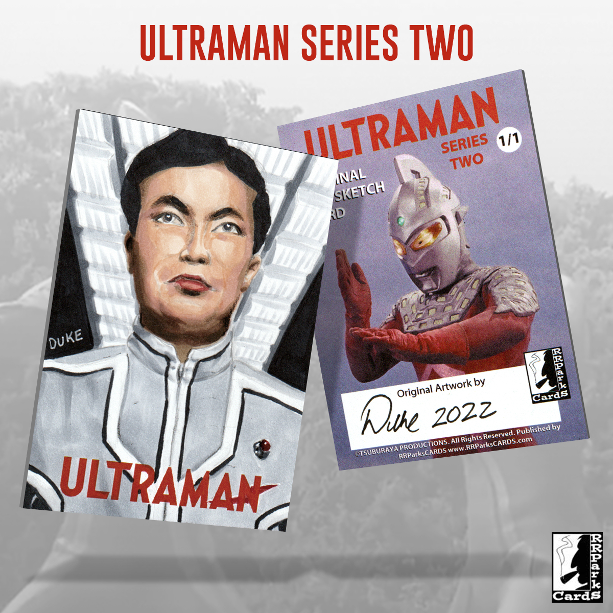 Ultraman Series 2 Sketch Card by Duke