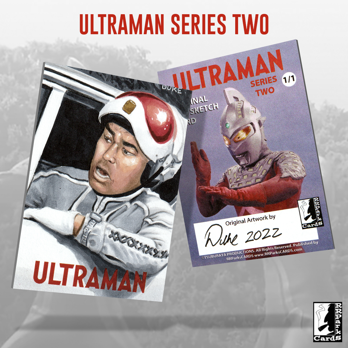 Ultraman Series 2 Sketch Card by Duke