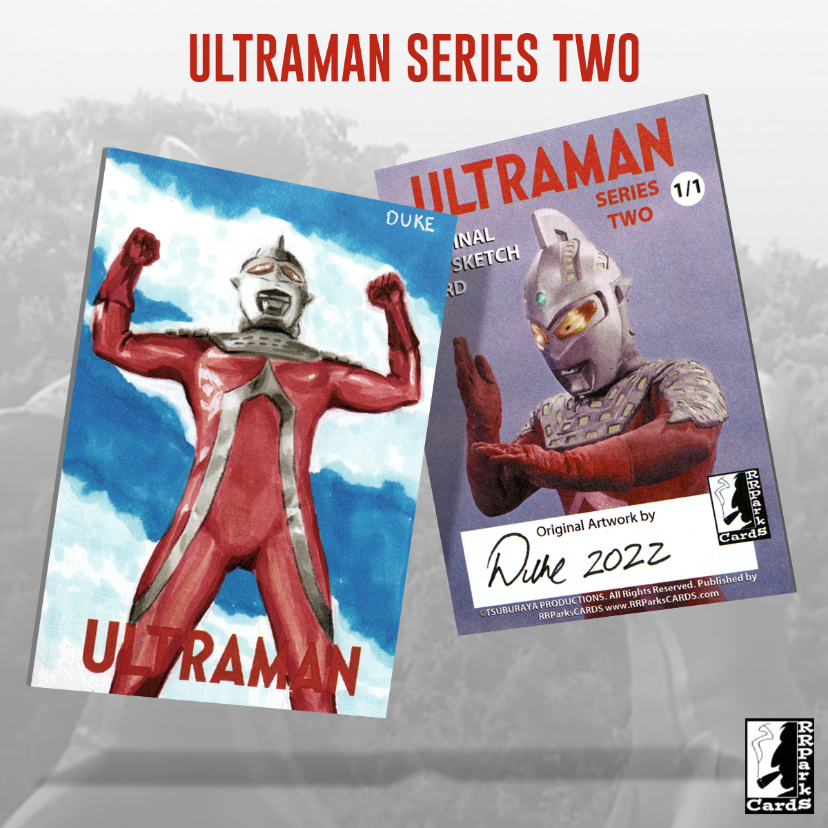 Ultraman Series 2 Sketch Card by Duke