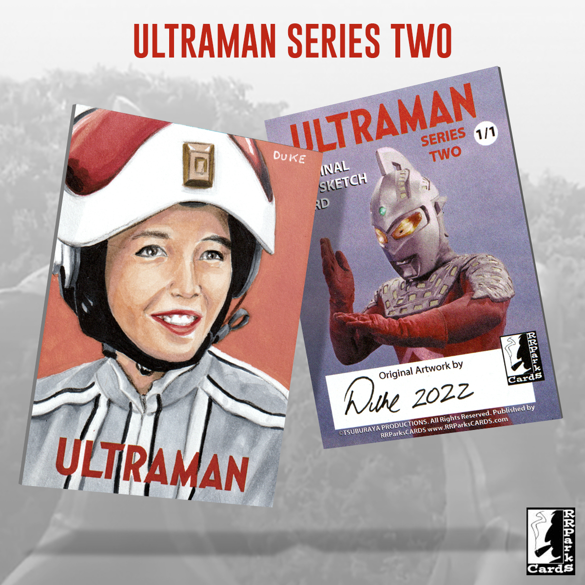 Ultraman Series 2 Sketch Card by Duke