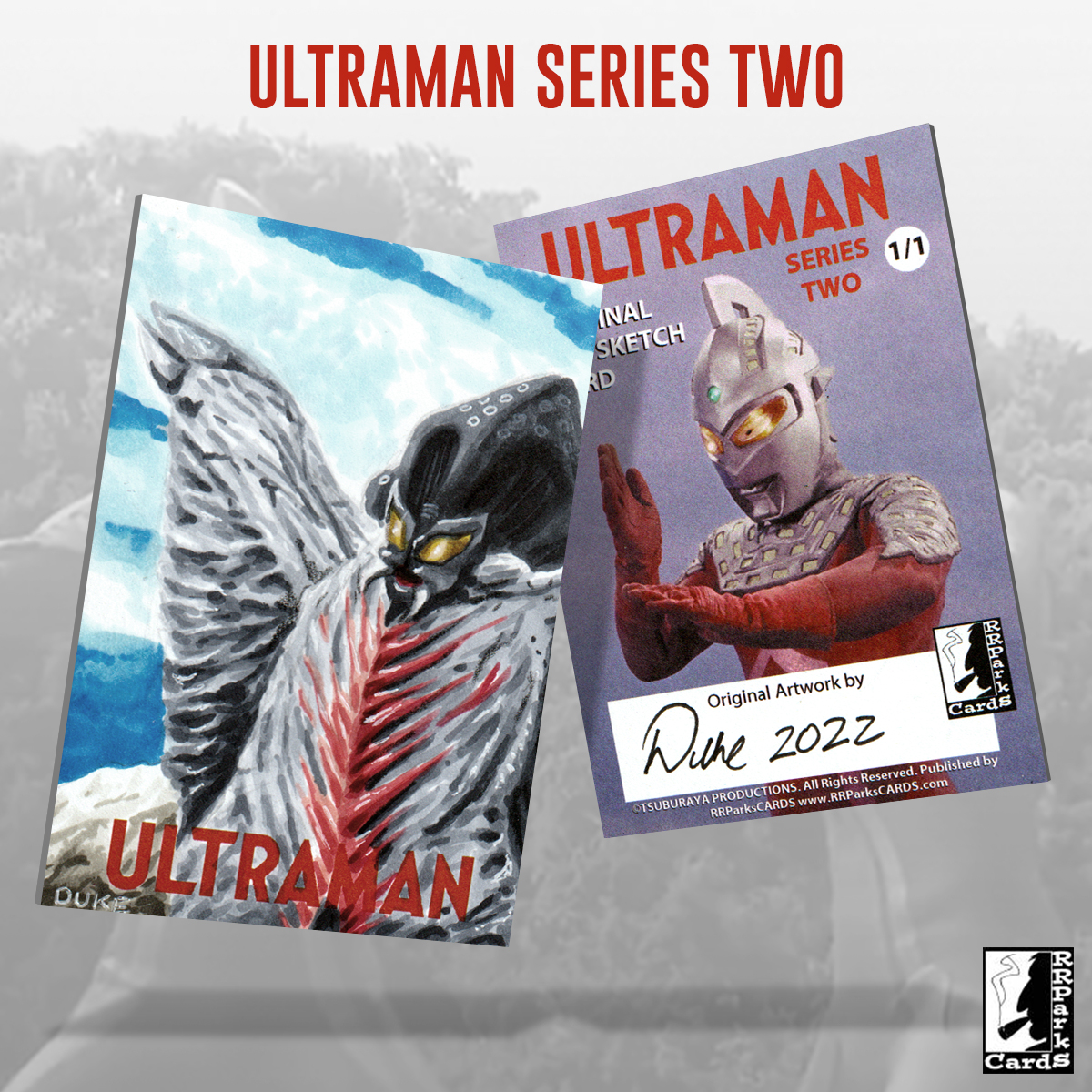 Ultraman Series 2 Sketch Card by Duke