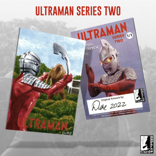 Ultraman Series 2 Sketch Card by Duke