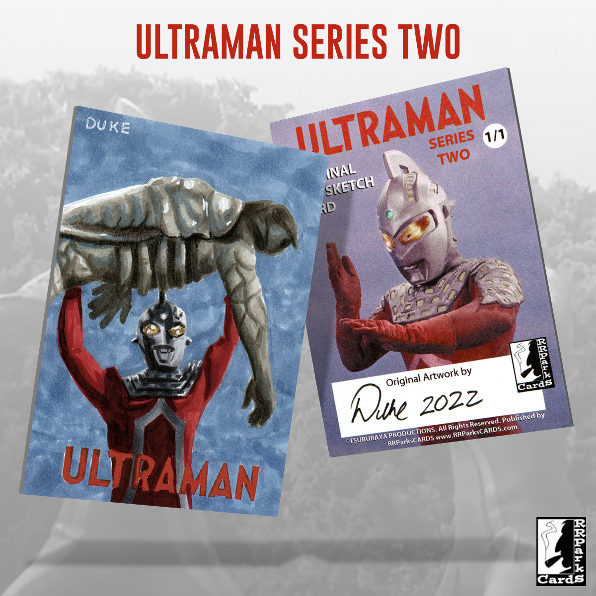 Ultraman Series 2 Sketch Card by Duke