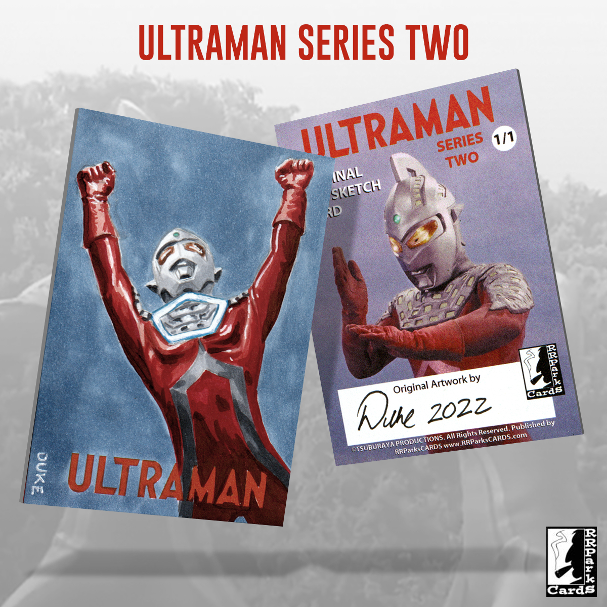 Ultraman Series 2 Sketch Card by Duke