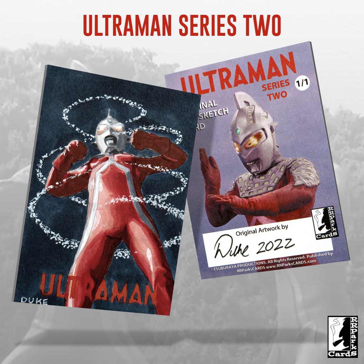 Ultraman Series 2 Sketch Card by Duke