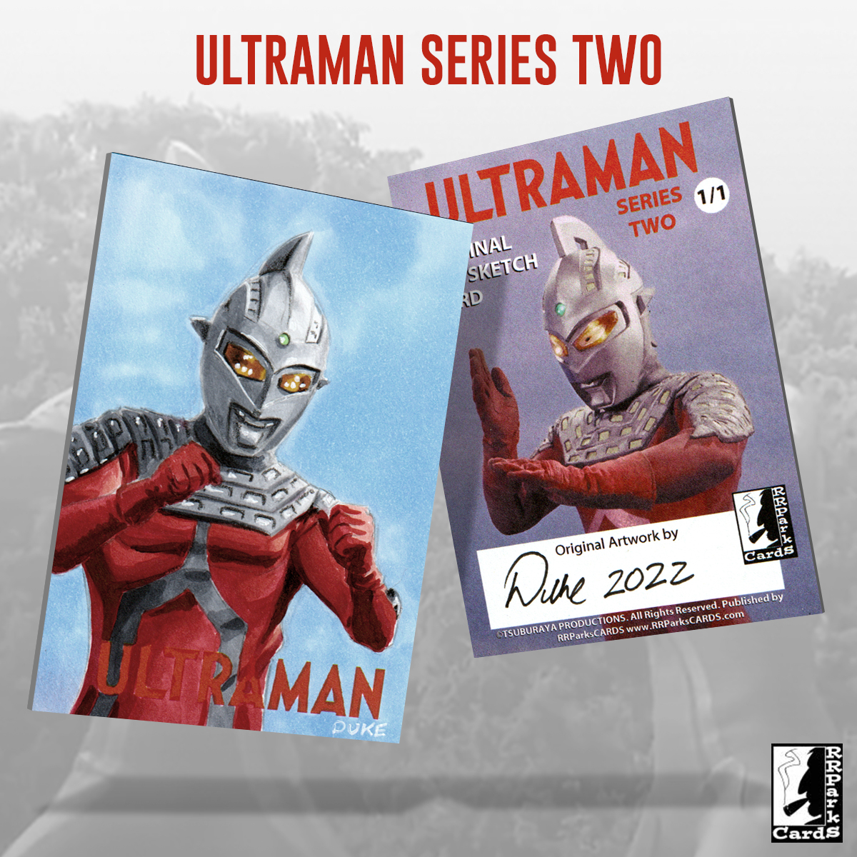 Ultraman Series 2 Sketch Card by Duke