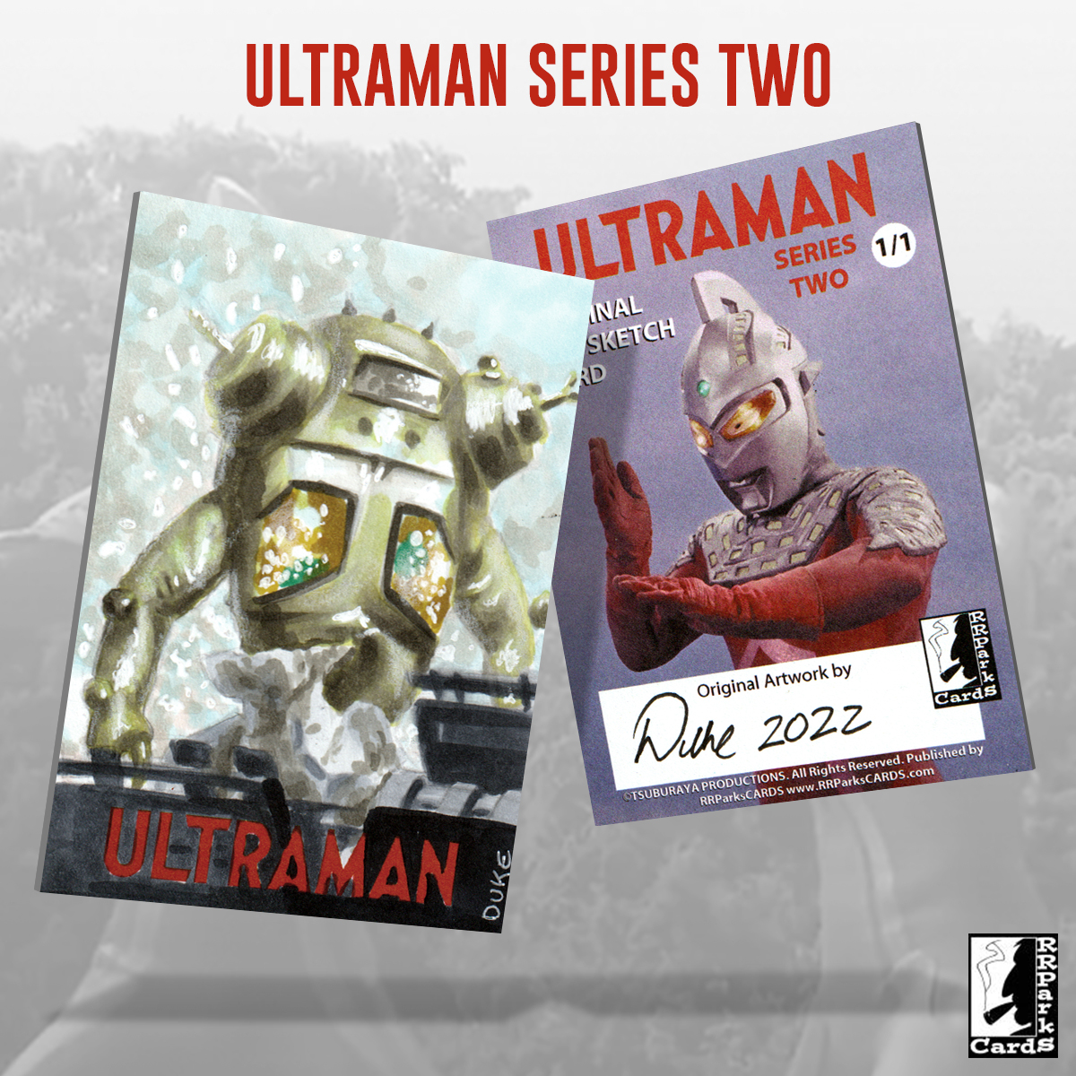 Ultraman Series 2 Sketch Card by Duke