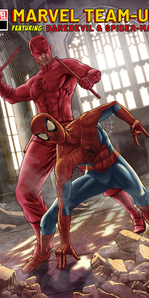 Marvel Team-Up Daredevil and Spider-Man by Duke