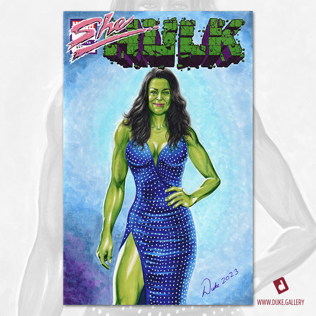 She-Hulk Sketch Cover by Duke