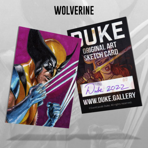 Wolverine Sketch Card by Duke