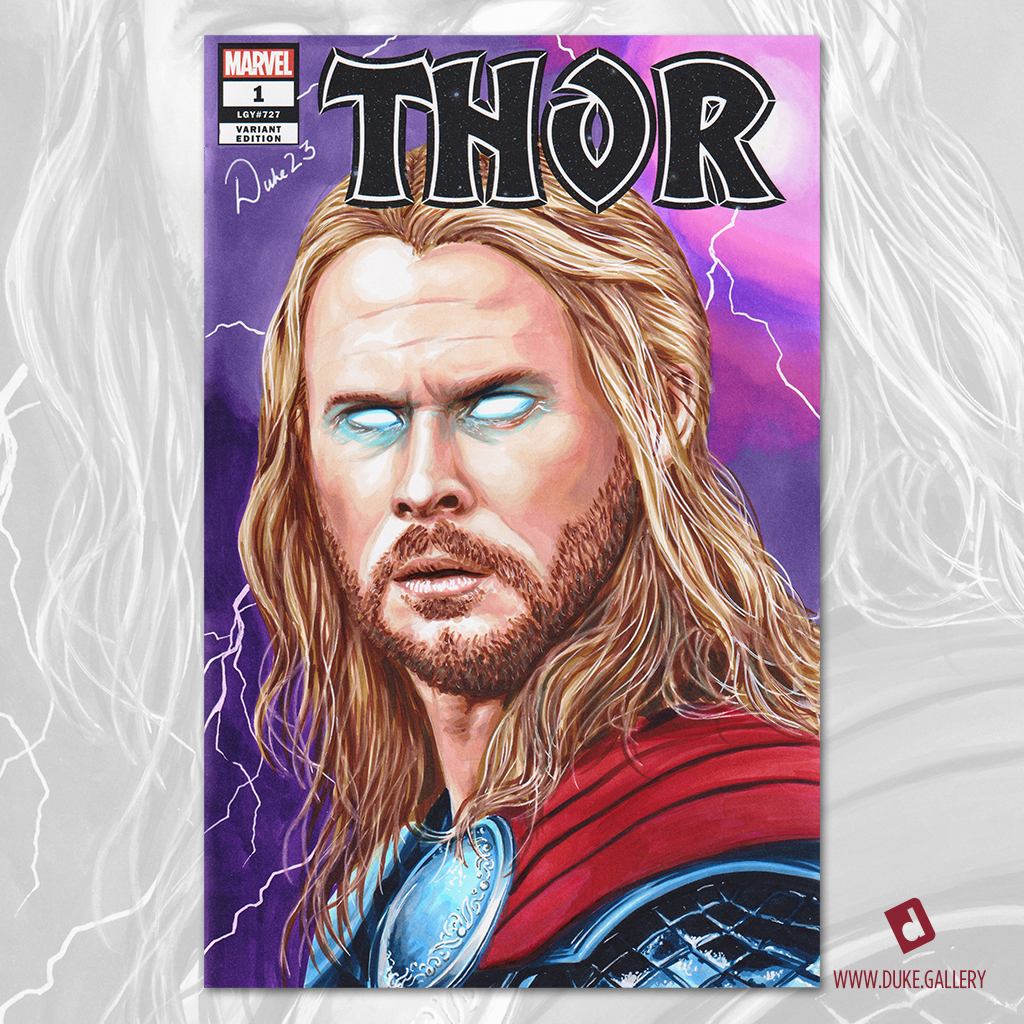 Thor Sketch Cover by Duke