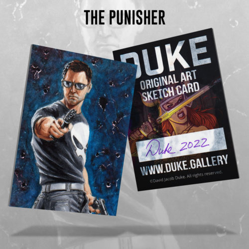 The Punisher Sketch Card by Duke