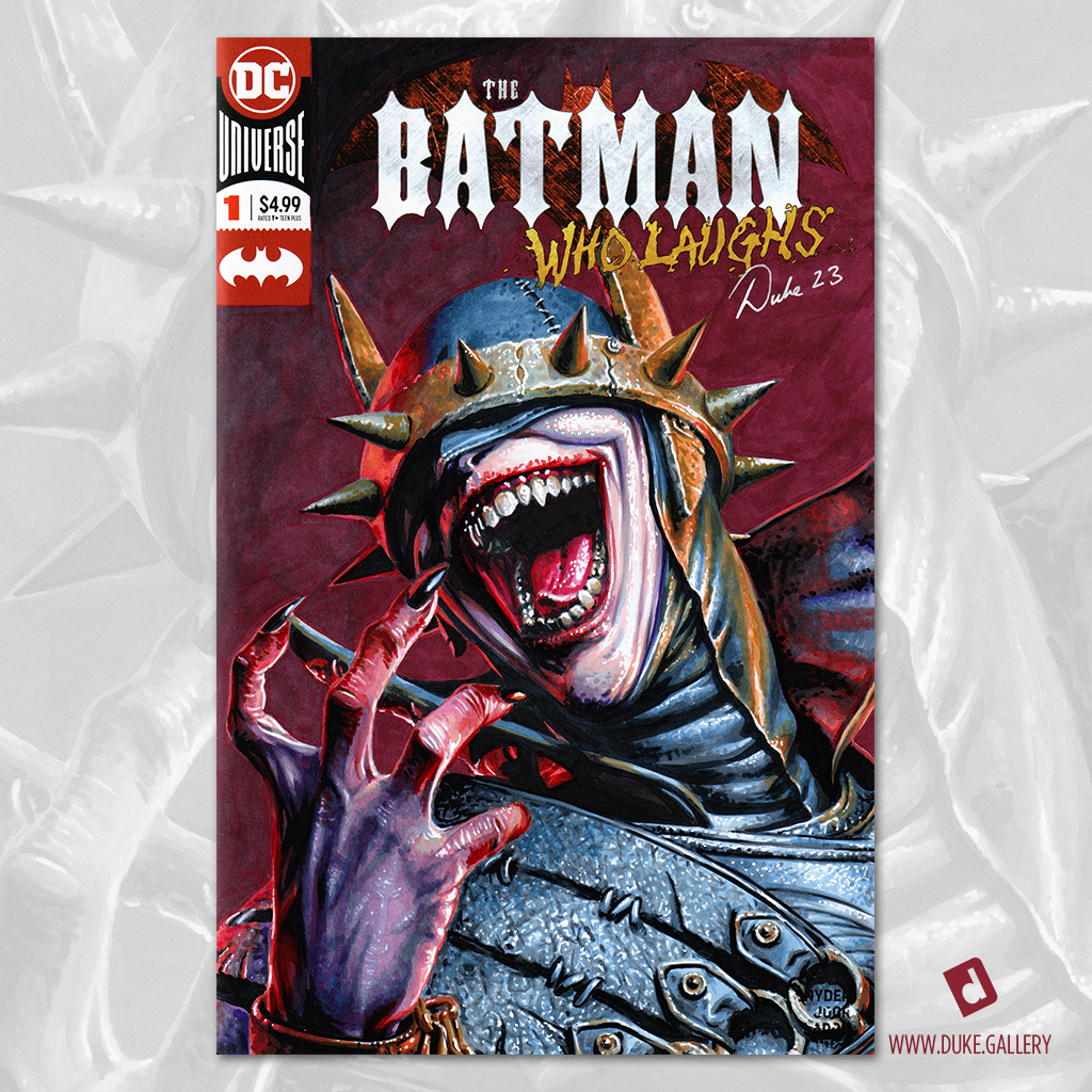 Batman Who Laughs Sketch Cover by Duke