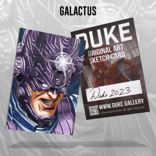 Galactus Sketch Card by Duke