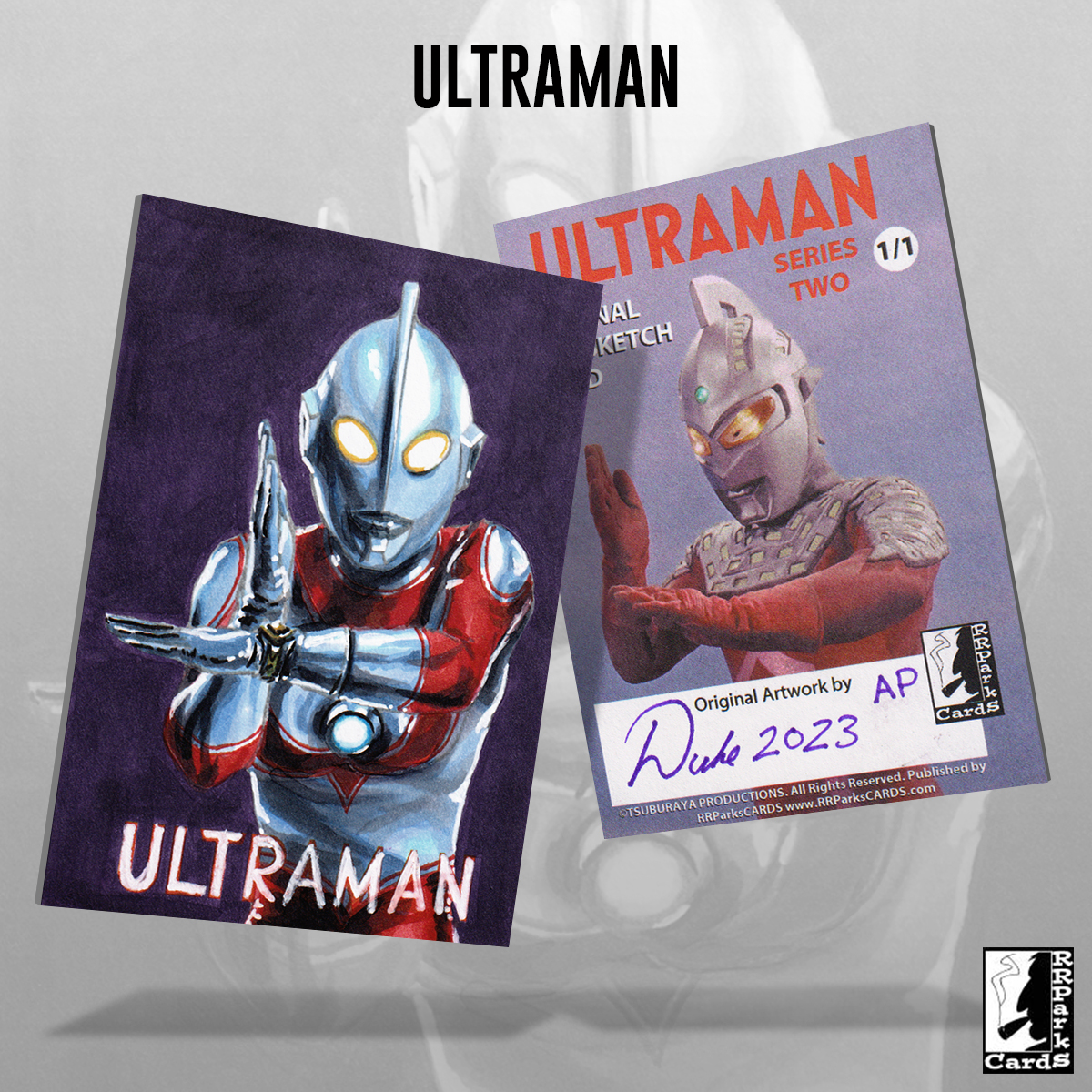 Artist Proof Ultraman Sketch Card by Duke