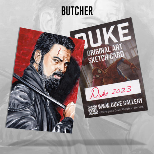 The Boys: Butcher Sketch Card by Duke