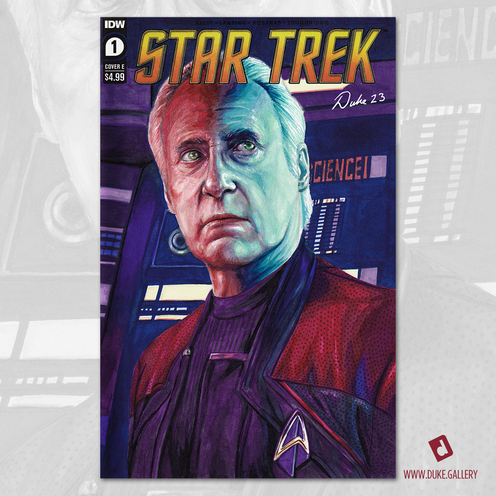 Star Trek Data Sketch Cover by Duke