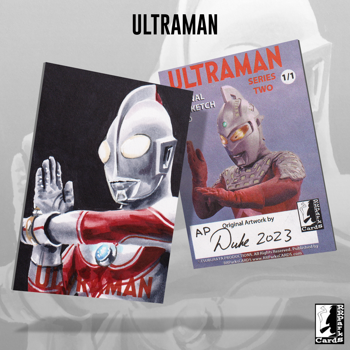 Ultraman Sketch Card by Duke