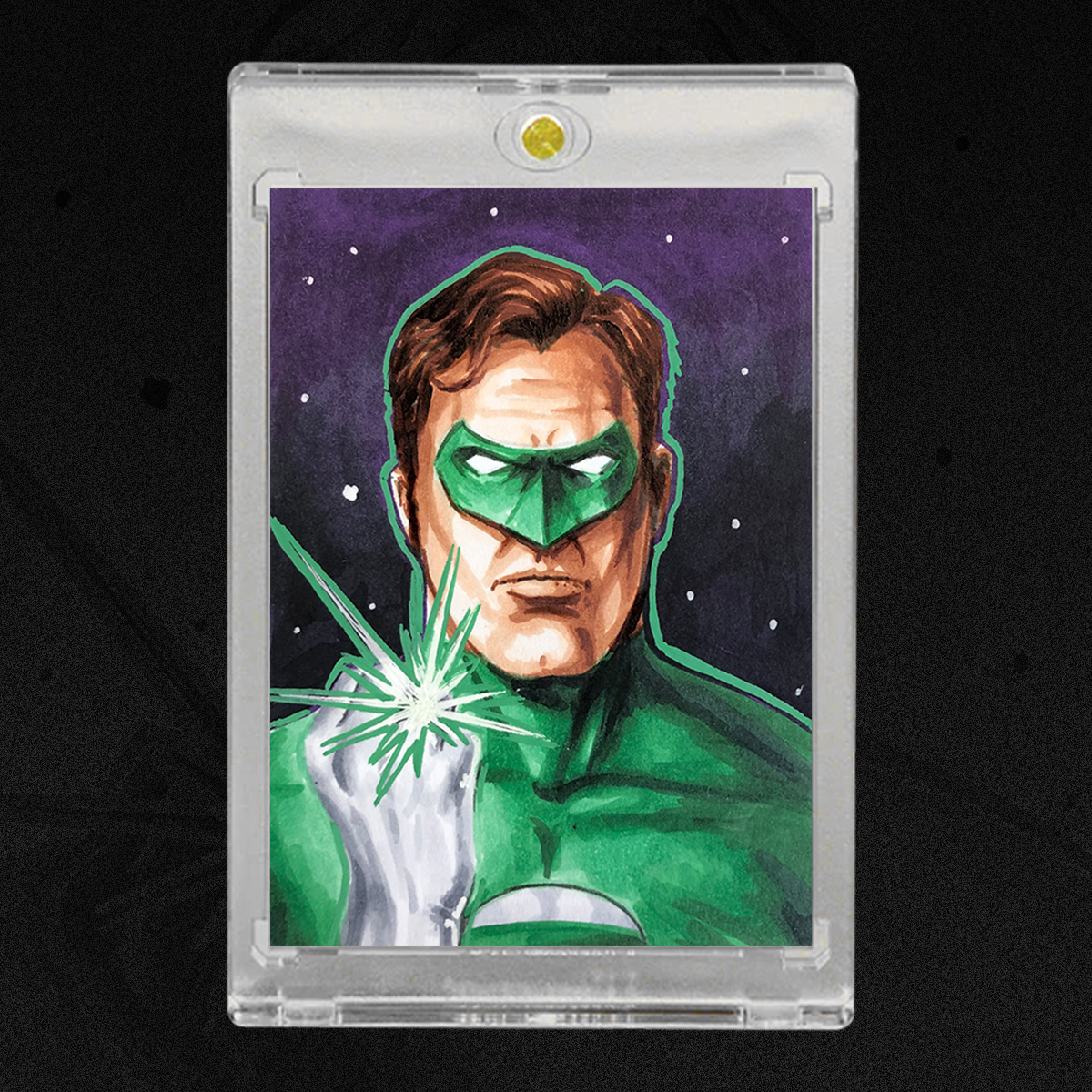 Green Lantern Sketch Card by Duke