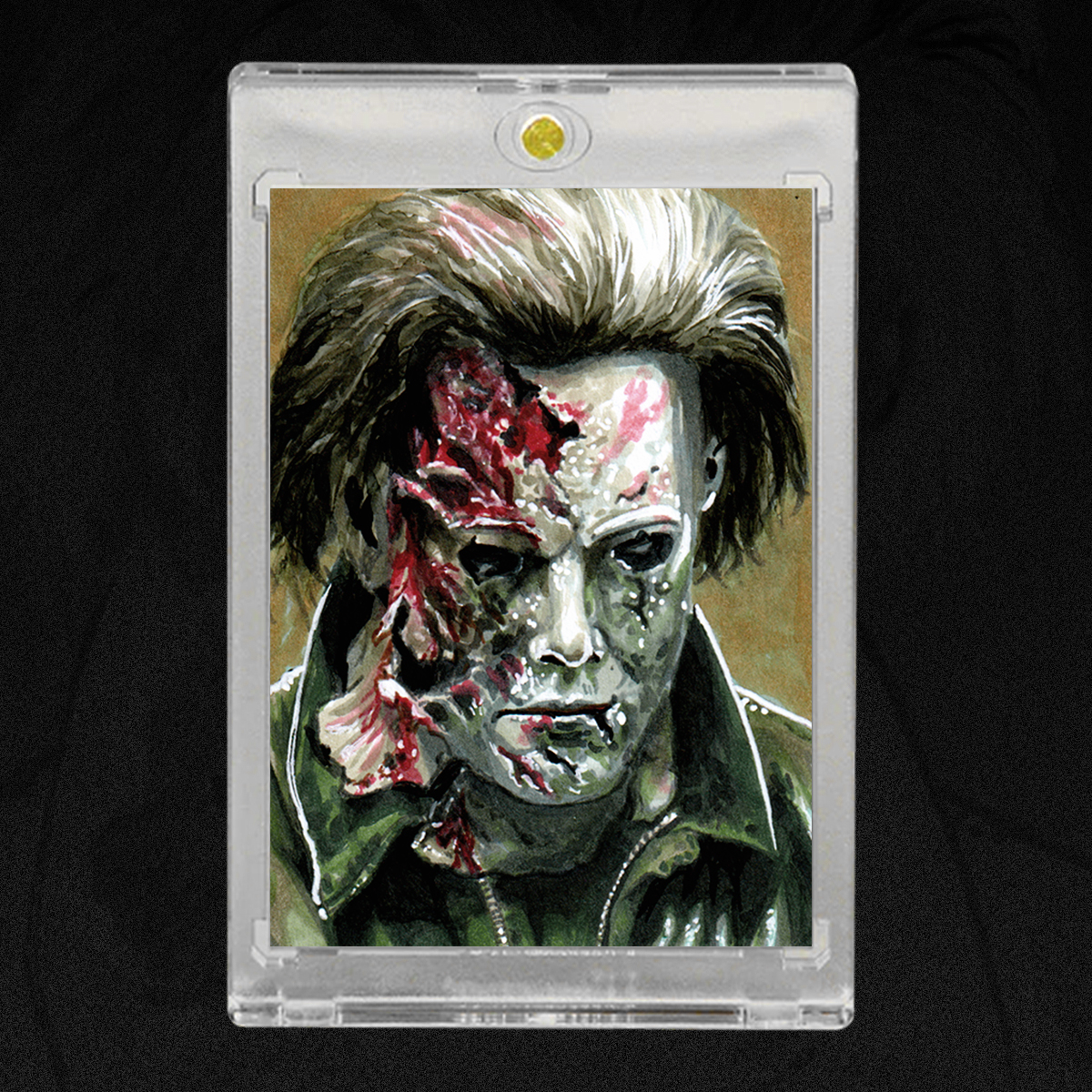 Michael Myers Sketch Card by Duke