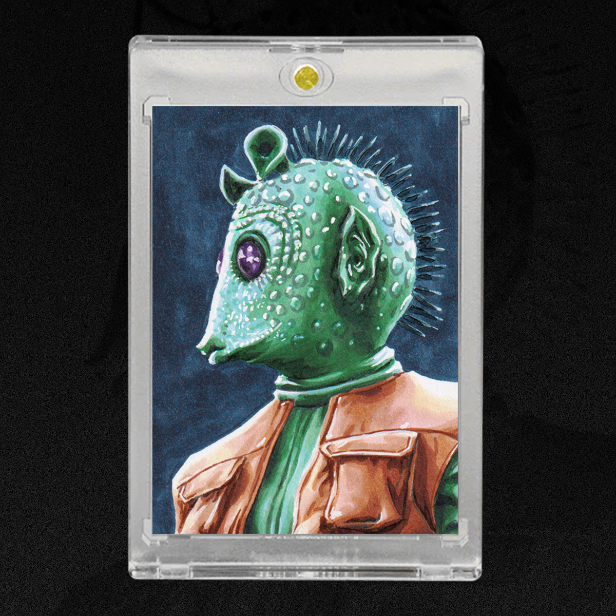 Star Wars Greedo Sketch Card by Duke