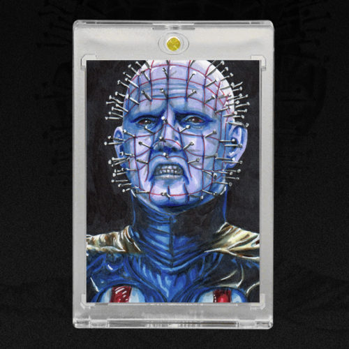 Hellraiser Pinhead Sketch Card by Duke