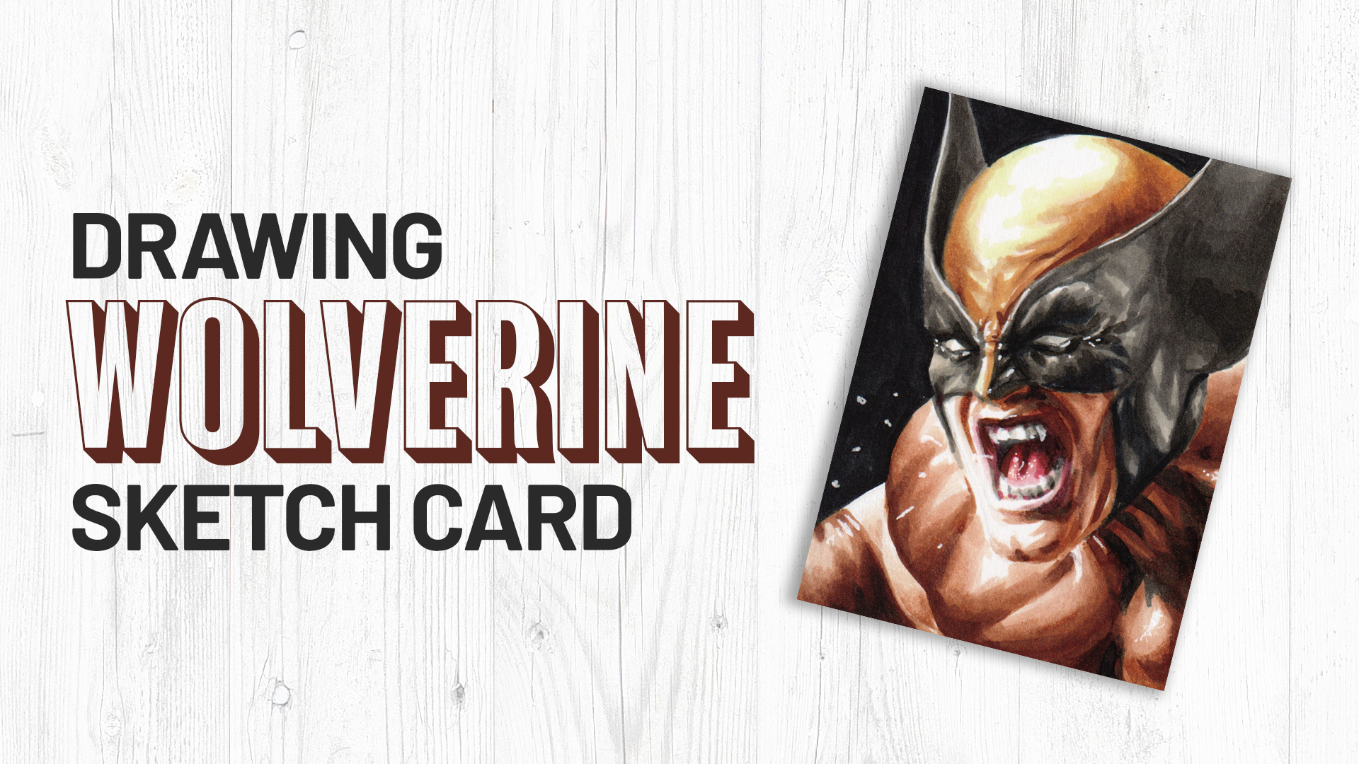 Wolverine Sketch Card by Duke