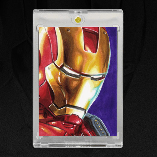 Iron Man Sketch Card by Duke