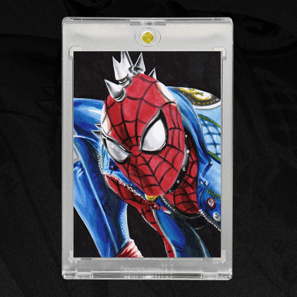 Spider-Punk Sketch Card by Duke