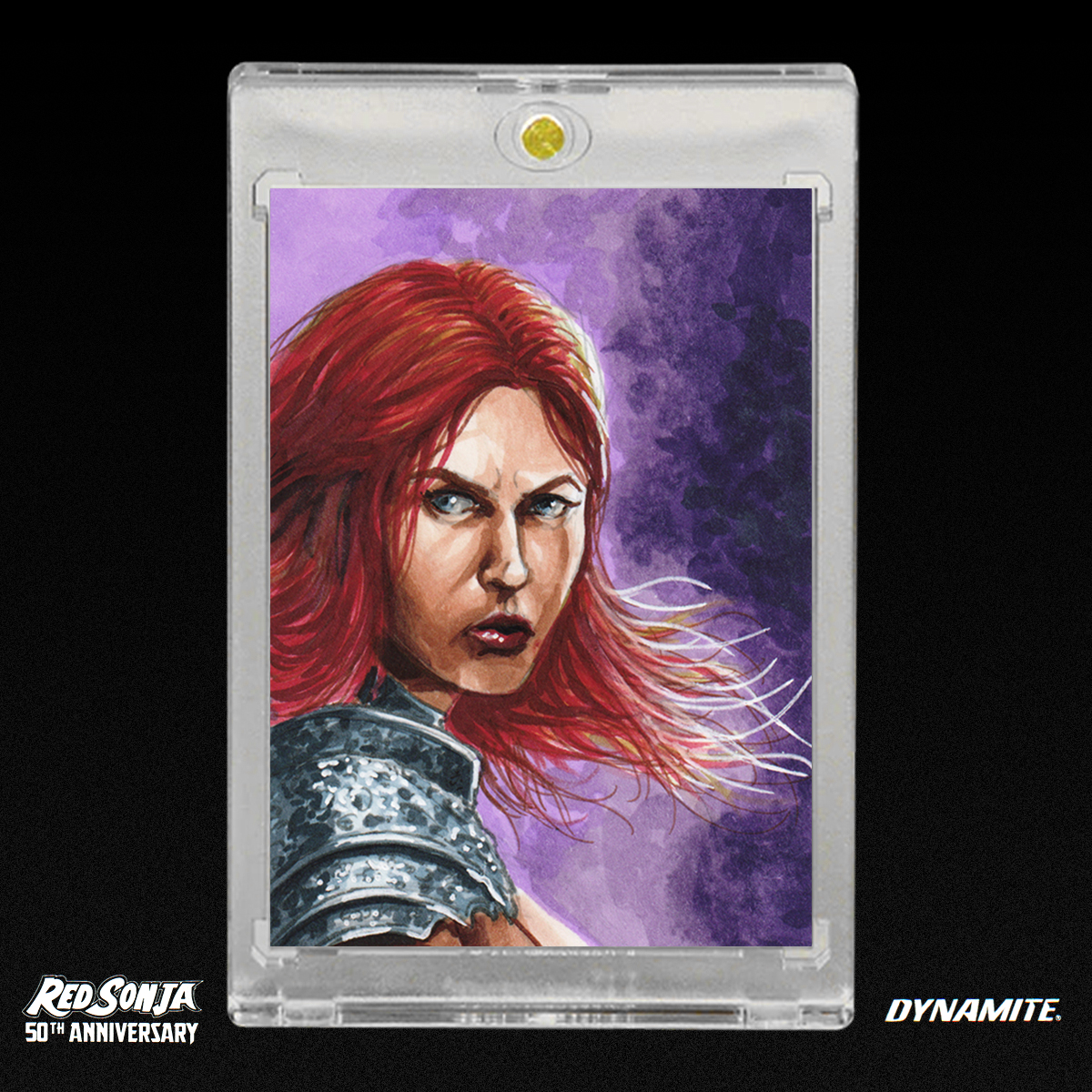 Red Sonja 50th Anniversary Sketch Card by Duke