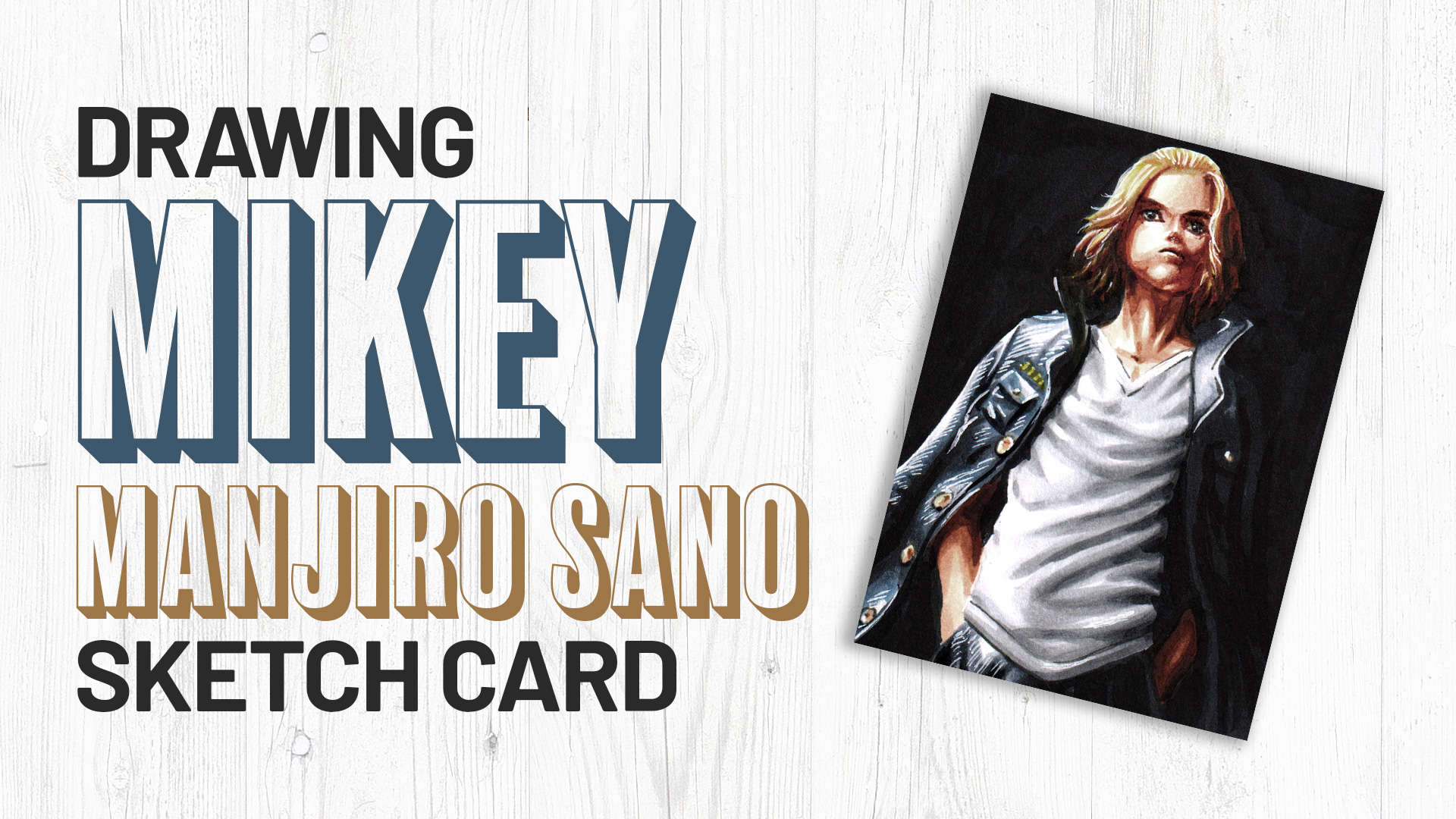 Tokyo Revengers Manjiro "Mikey" Sano Sketch Card by Duke