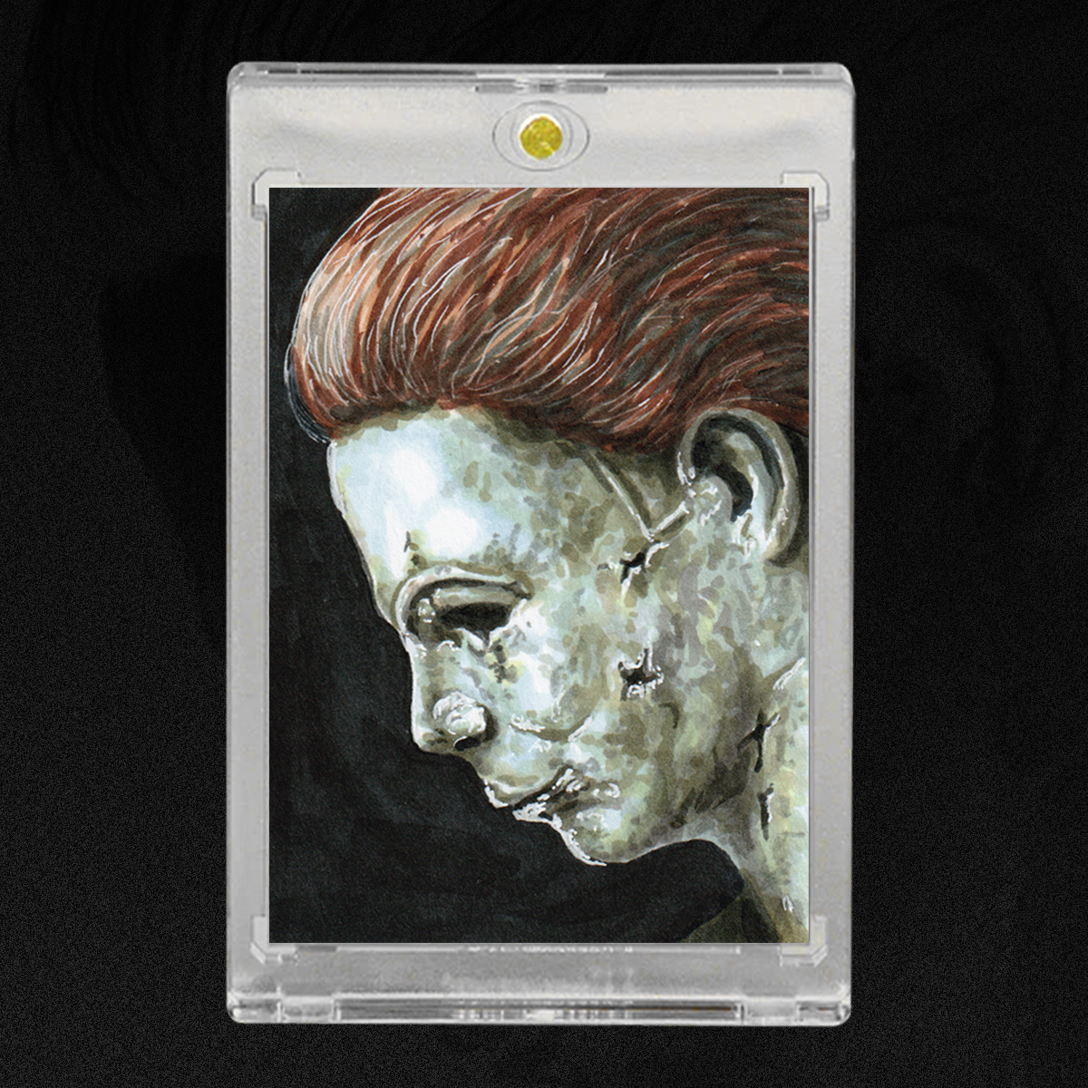 Michael Myers Sketch Card by Duke