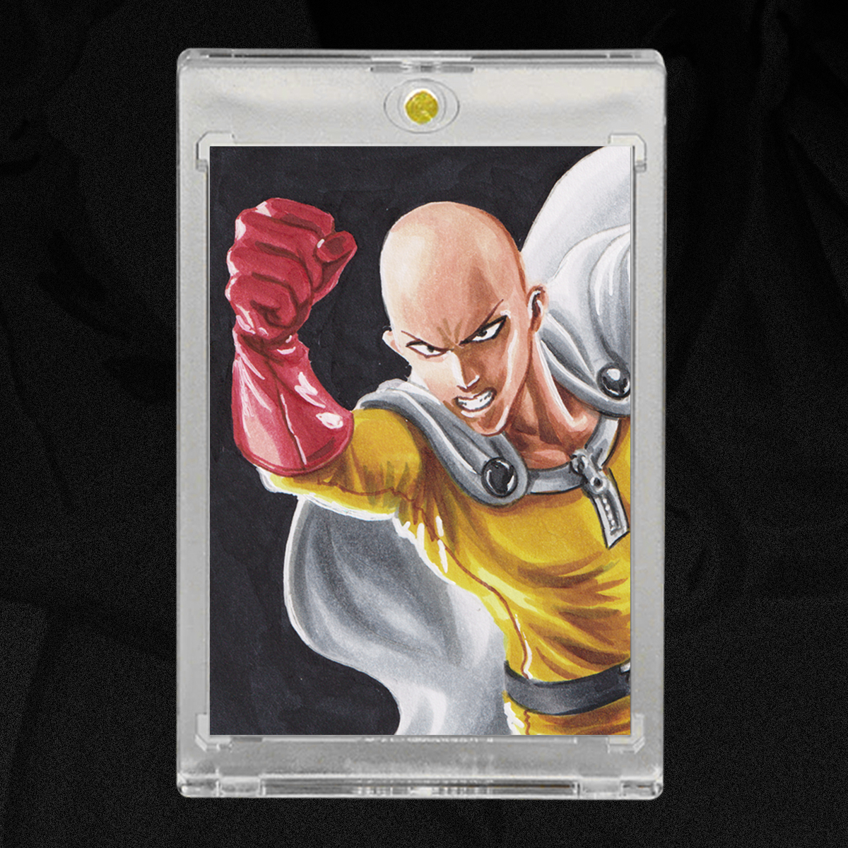 One Punch Man Sketch Card by Duke