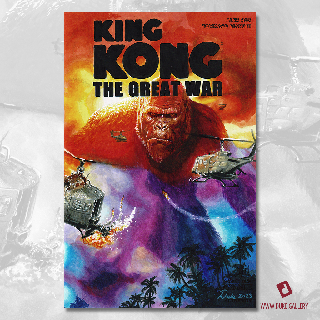 King Kong Sketch Cover by Duke