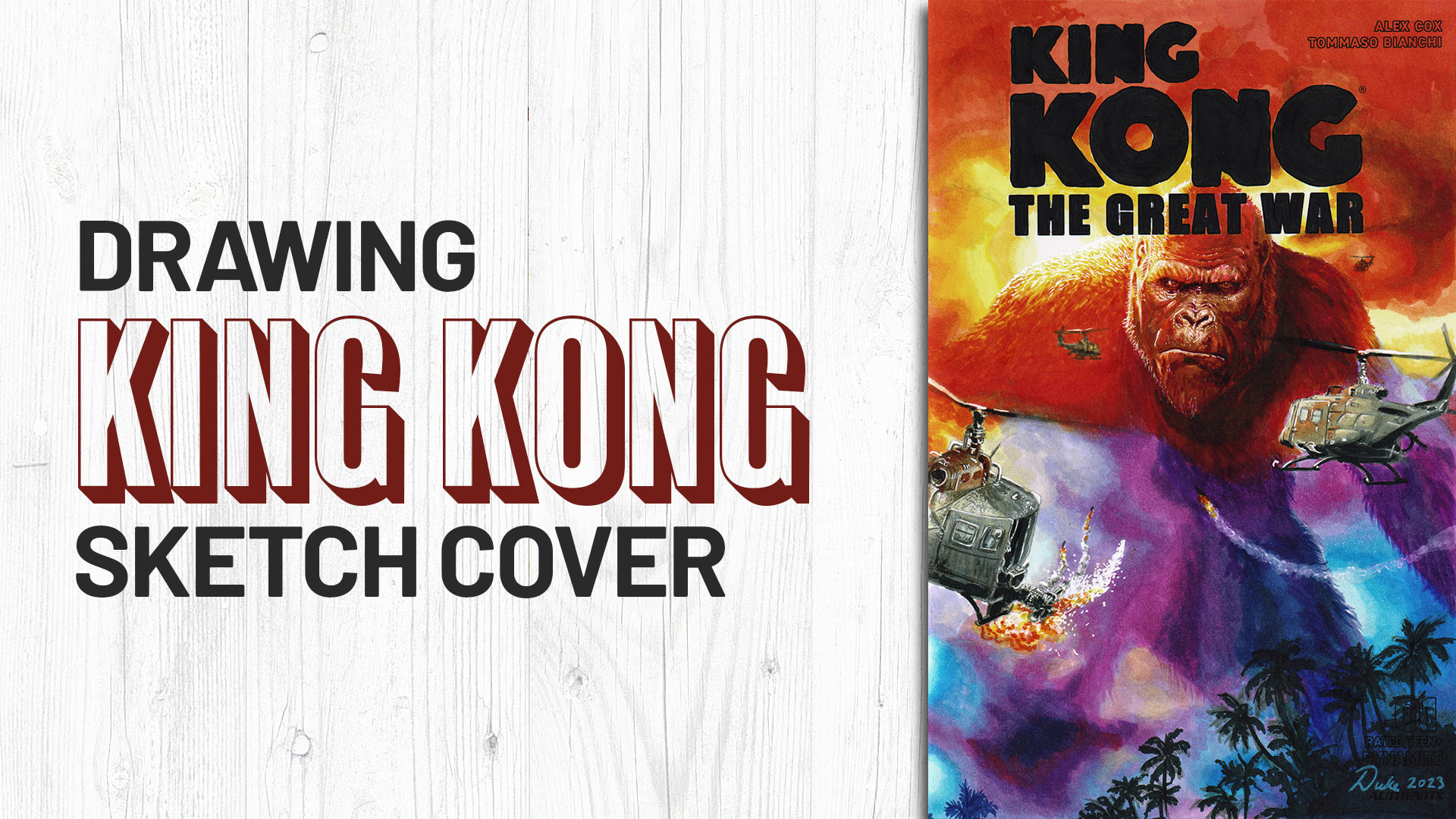 King Kong Sketch Cover by Duke