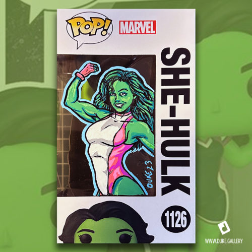 She-Hulk Funko Pop 1126 Remarque by Duke