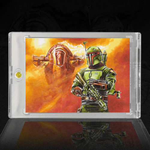 Boba Fett Sketch Card by Duke