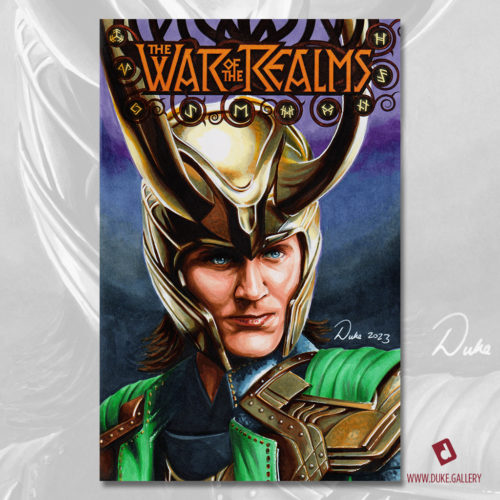 Loki Sketch Cover by Duke