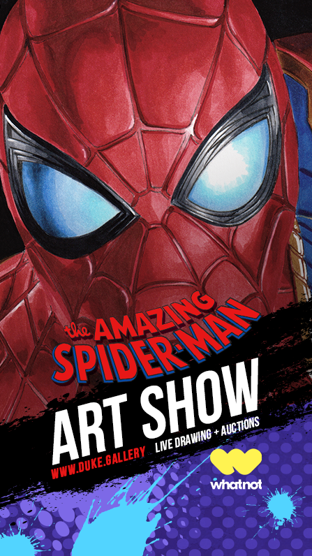 The Amazing Spider-Man Whatnot art show