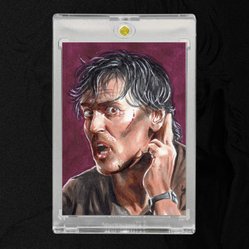 Evil Dead Ash Sketch Card by Duke