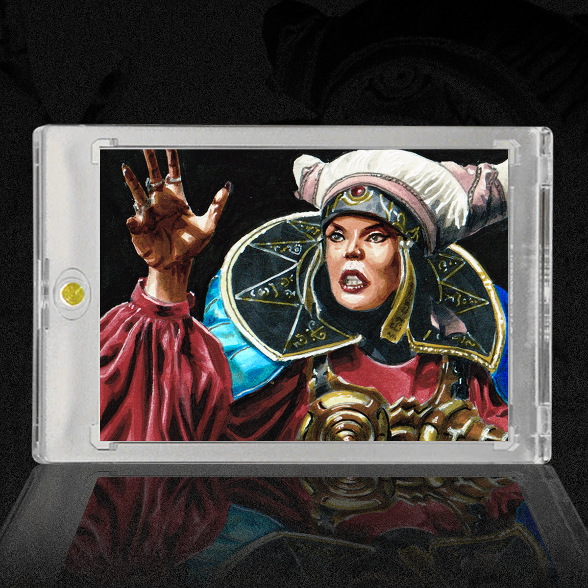 Mighty Morphin Power Rangers Rita Repulsa Sketch Card by Duke