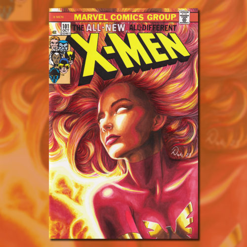 Dark Phoenix X-Men 101 Sketch Cover by Duke