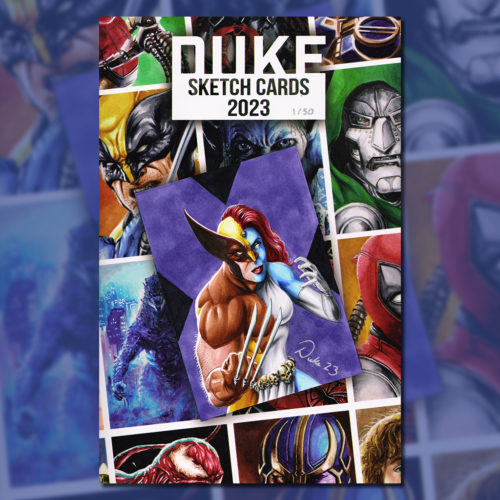 Duke Sketch Cards Art Book 2023 1/50