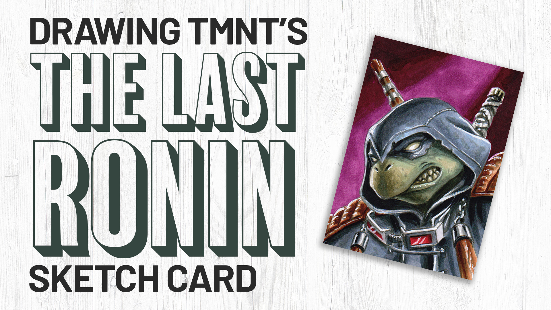 TMNT The Last Ronin Sketch Card by Duke