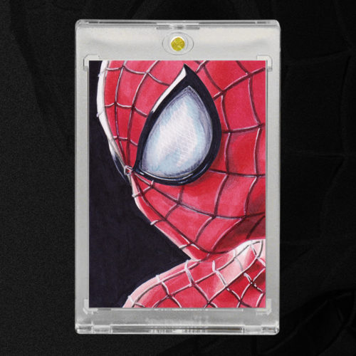 The Amazing Spider-Man Sketch Card by Duke