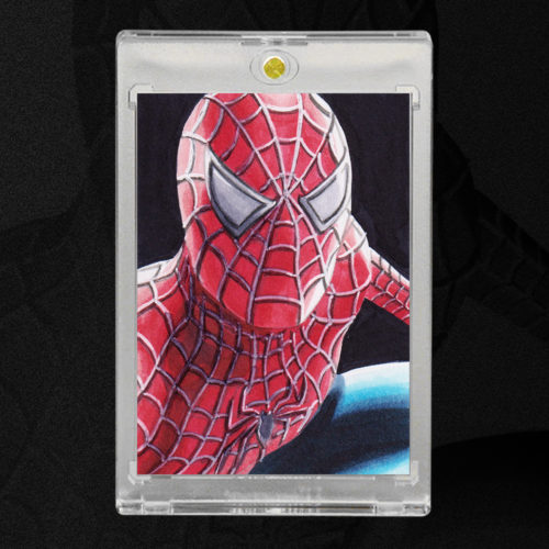 Spider-Man Sketch Card by Duke