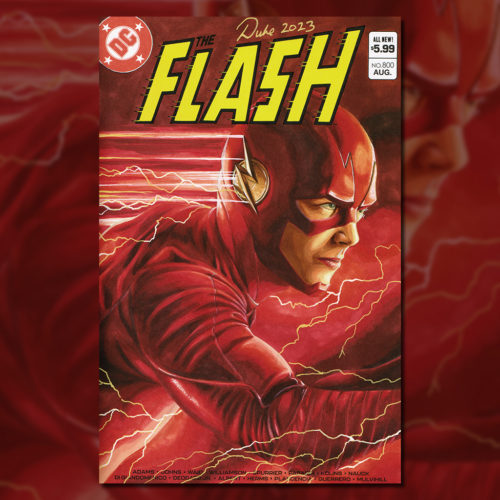 The CW Flash Sketch Cover by Duke