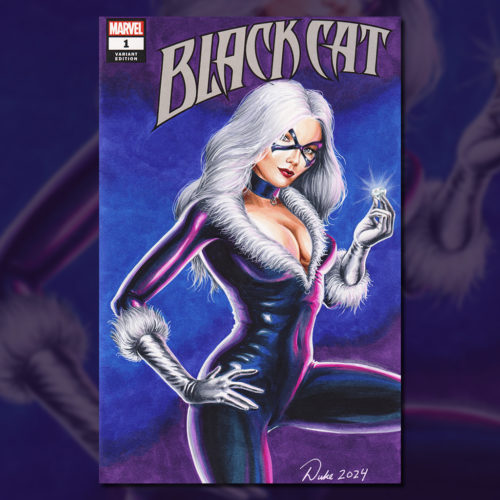 Black Cat Sketch Cover by Duke