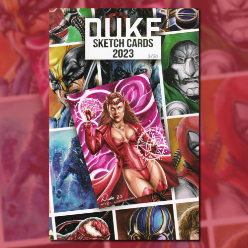 Duke Sketch Cards Art Book The Scarlet Witch